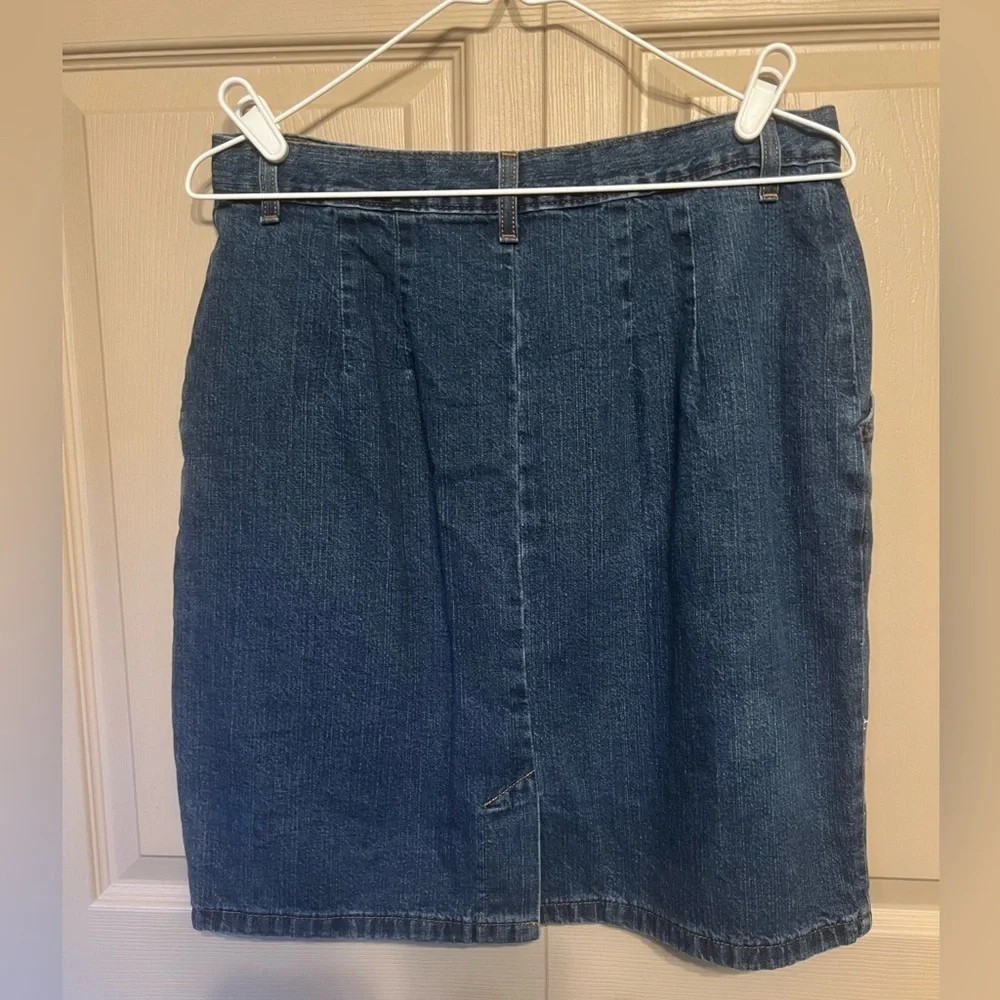 Classic Denim Pencil Skirt